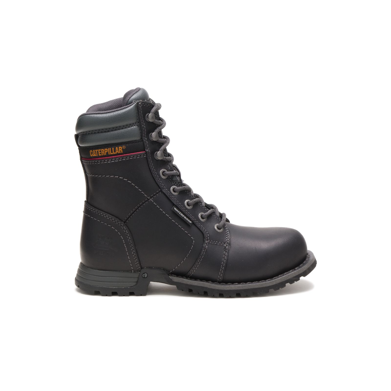 Caterpillar Echo Waterproof Steel Toe Philippines - Womens Work Boots - Black 39016GQDK